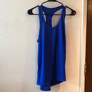 SOLD-Royal blue racer back workout tank